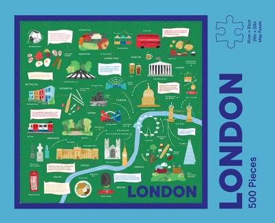 Book cover image - London Map Puzzle
