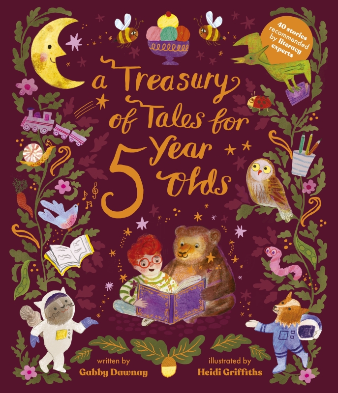Book cover image - A Treasury of Tales for Five-Year-Olds