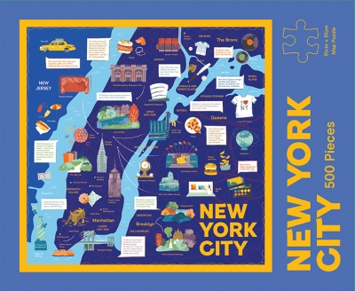 Book cover image - New York City Map Puzzle