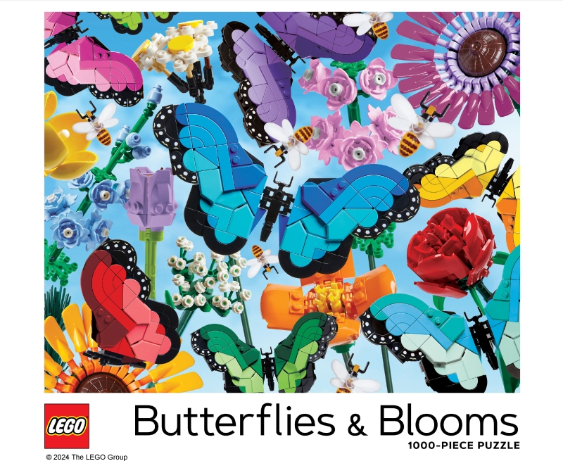 Book cover image - LEGO Butterflies & Blooms 1000-Piece Puzzle