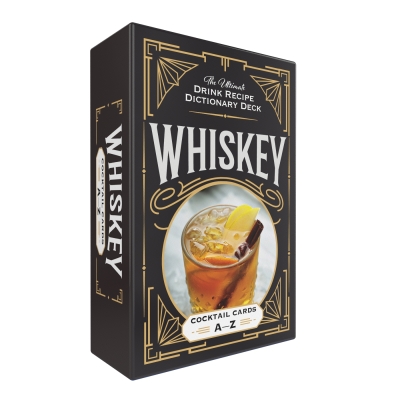 Book cover image - Whiskey Cocktail Cards A-Z                                  