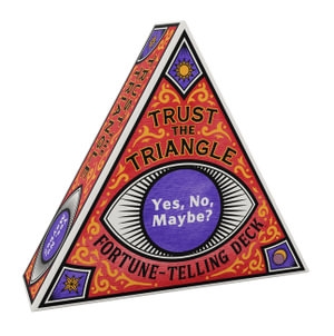 Book cover image - Trust the Triangle Fortune-Telling Deck: Yes, No, Maybe?