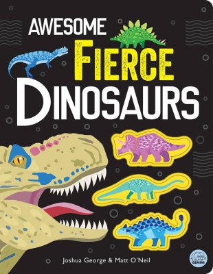 Book cover image - Awesome Fierce Dinosaurs