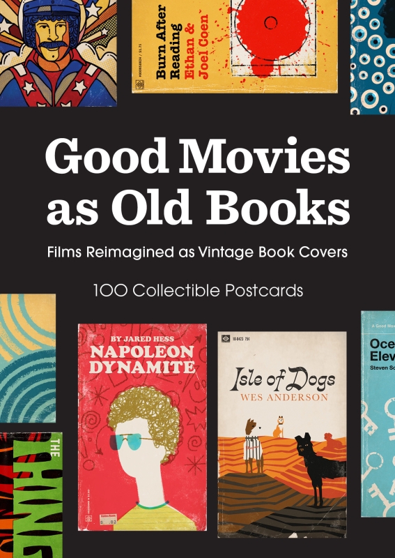 Book cover image - Good Movies as Old Books: 100 Collectible Postcards