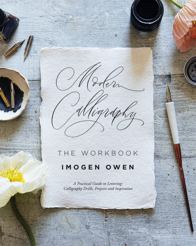 Book cover image - Modern Calligraphy: The Workbook