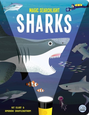 Book cover image - Magic Searchlight Sharks