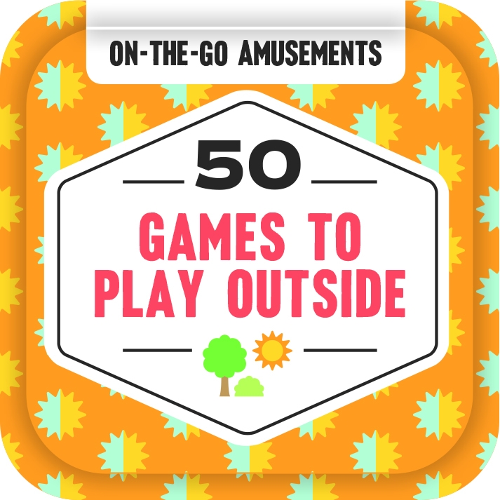 Book cover image - On-the-Go Amusements: 50 Games to Play Outside