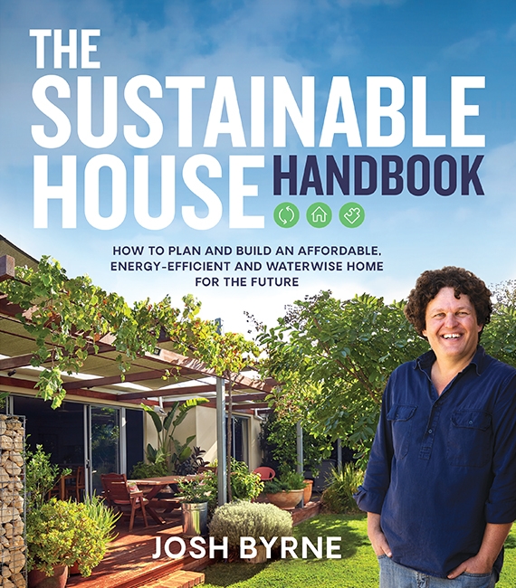 Book cover image - The Sustainable House Handbook