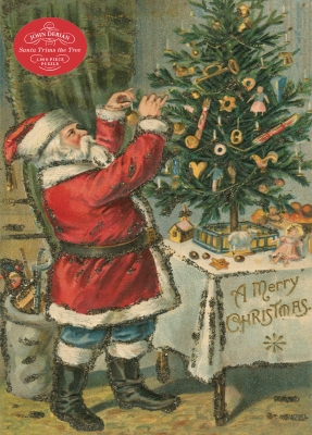 Book cover image - John Derian Paper Goods: Santa Trims the Tree 1,000-Piece Puzzle