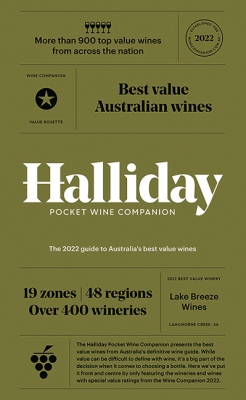 Book cover image - Halliday Pocket Wine Companion 2022