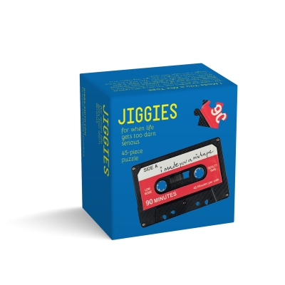 Book cover image - Cassette Tape Jiggie Puzzle 45 Piece