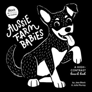 Book cover image - AUSSIE FARM BABIES HIGH CONTRAST BOARD BOOK