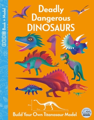 Book cover image - Deadly Dangerous Dinosaurs
