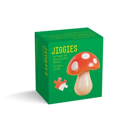 Book cover image - Mushroom Jiggie Puzzle 53 Piece