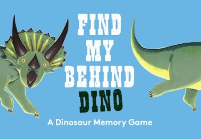 Book cover image - Find My Behind: Dino