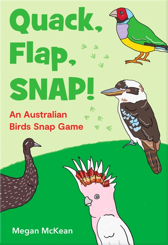 Book cover image - Quack, Flap, Snap! An Australian Birds Snap Novelty