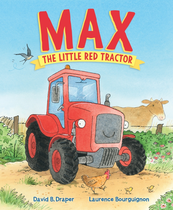 Book cover image - Max: The Little Red Tractor
