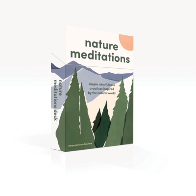 Book cover image - Nature Meditations Deck