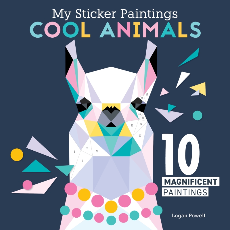 Book cover image - My Sticker Paintings: Cool Animals