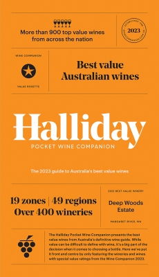 Book cover image - Halliday Pocket Wine Companion 2023