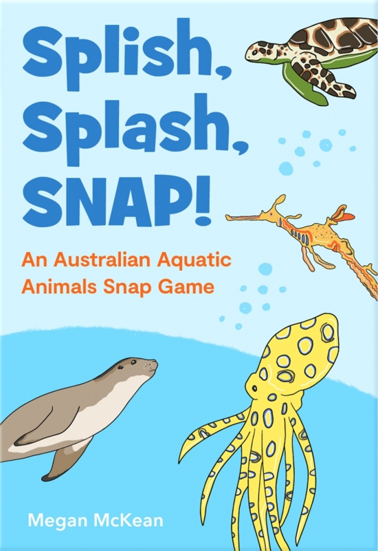 Book cover image - Splish, Splash, Snap! An Australian Aquatic Animals Snap Novelty