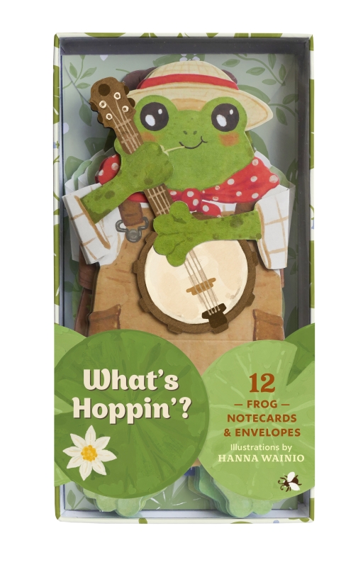 Book cover image - What’s Hoppin’? Notecards