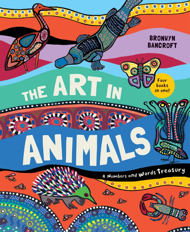 Book cover image - The Art in Animals: A Numbers and Words Treasury