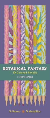 Book cover image - Botanical Fantasy: 10 Colored Pencils
