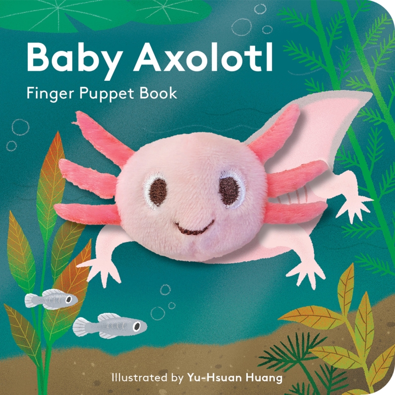 Book cover image - Baby Axolotl: Finger Puppet Book