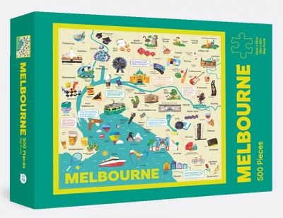 Book cover image - Melbourne Map Puzzle