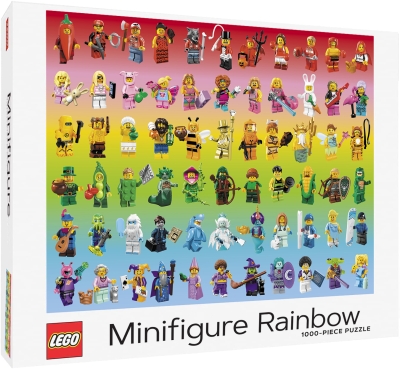 Book cover image - LEGO Minifigure Rainbow 1000Piece Puzzle