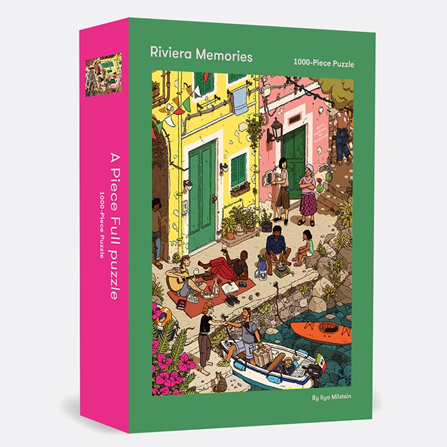 Book cover image - Riviera Memories: 1000-Piece Puzzle