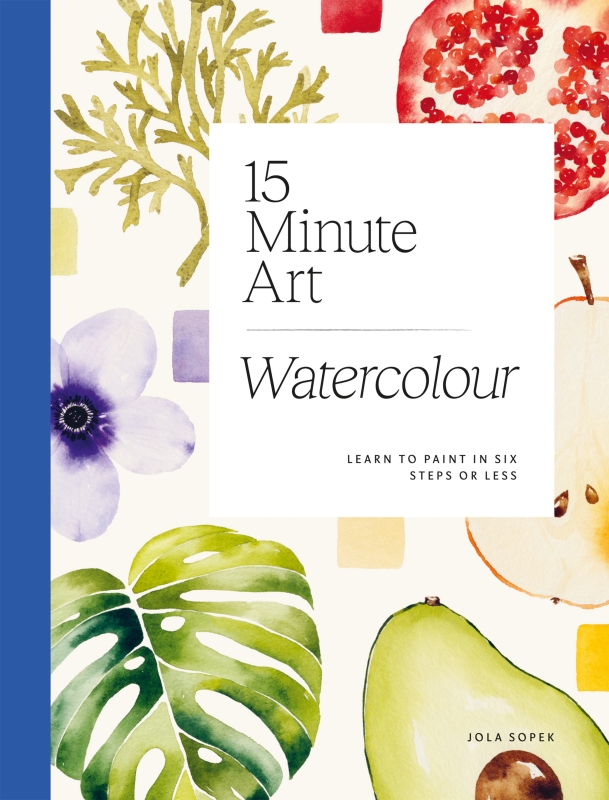 Book cover image - 15-minute Art Watercolour
