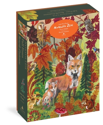 Book cover image - Nathalie Lété: Fall Foxes 1,000-Piece Puzzle