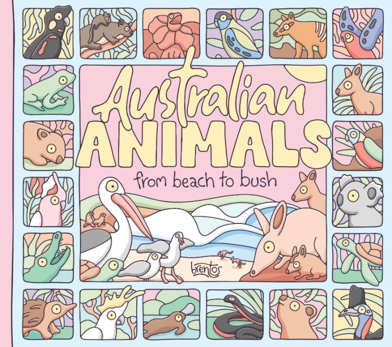 Book cover image - Australian Animals: From Beach to Bush