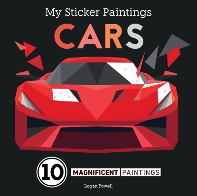 Book cover image - My Sticker Paintings: Cars