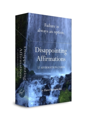 Book cover image - Disappointing Affirmations Deck