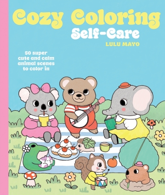 Book cover image - Cozy Coloring: Self-Care