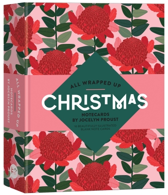 Book cover image - All Wrapped Up: Christmas by Jocelyn Proust Notecards