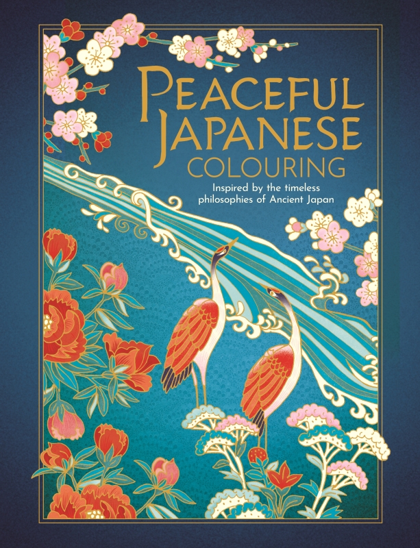 Book cover image - Peaceful Japanese Colouring