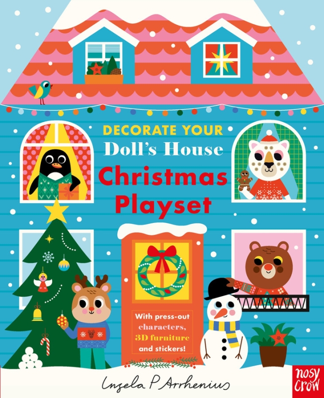 Book cover image - Decorate Your Doll’s House: Christmas Playset