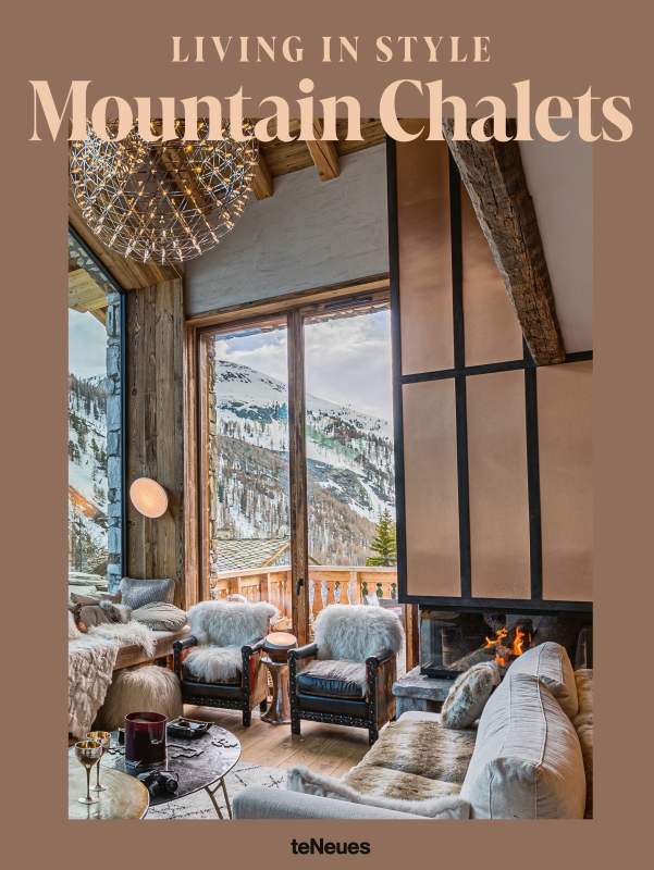 Book cover image - Living in Style Mountain Chalets