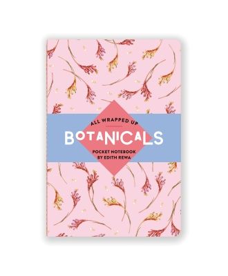 Book cover image - All Wrapped Up: Botanicals by Edith Rewa Pocket Notebook