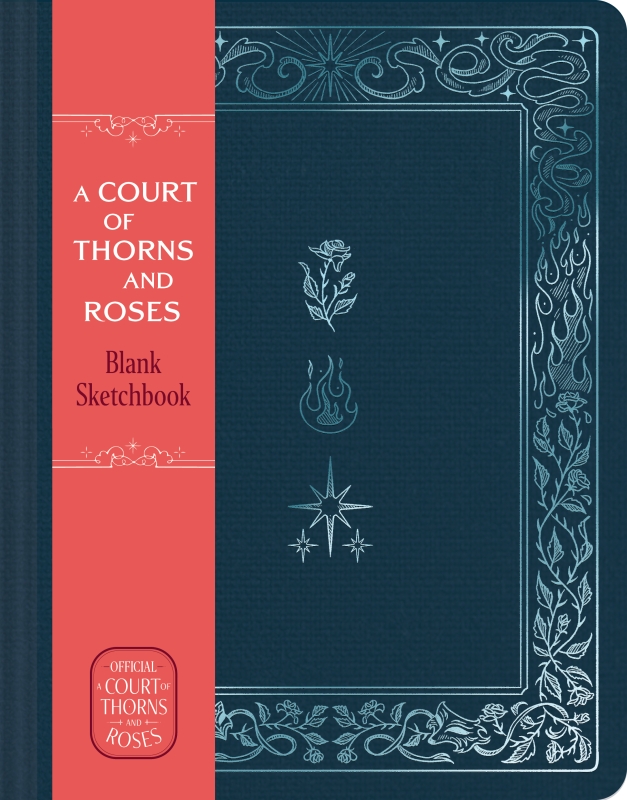 Book cover image - A Court of Thorns and Roses Official Sketchbook (Flowers, Flames, and Stars)