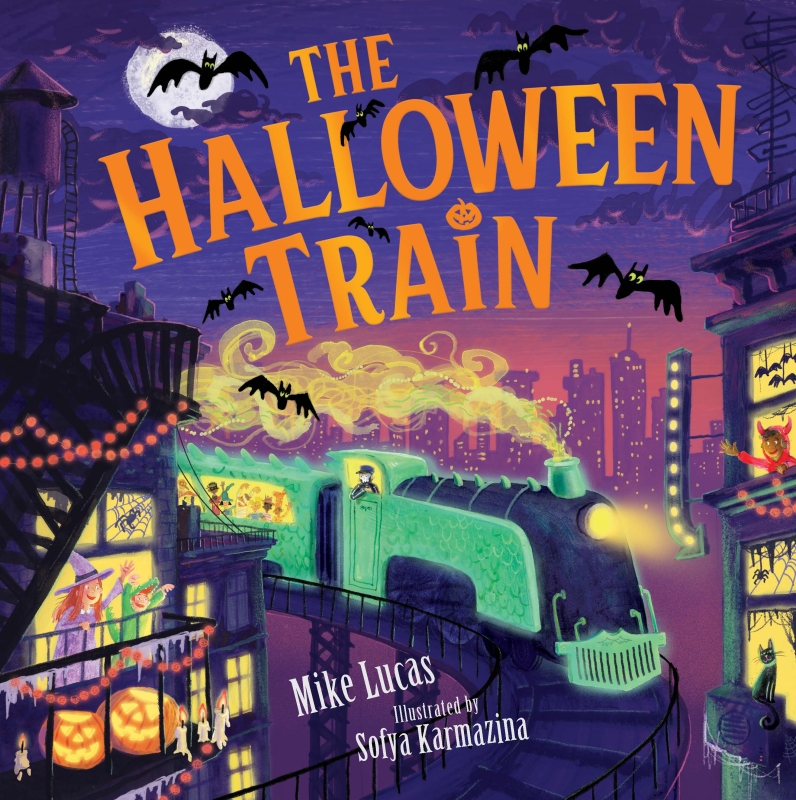 Book cover image - The Halloween Train