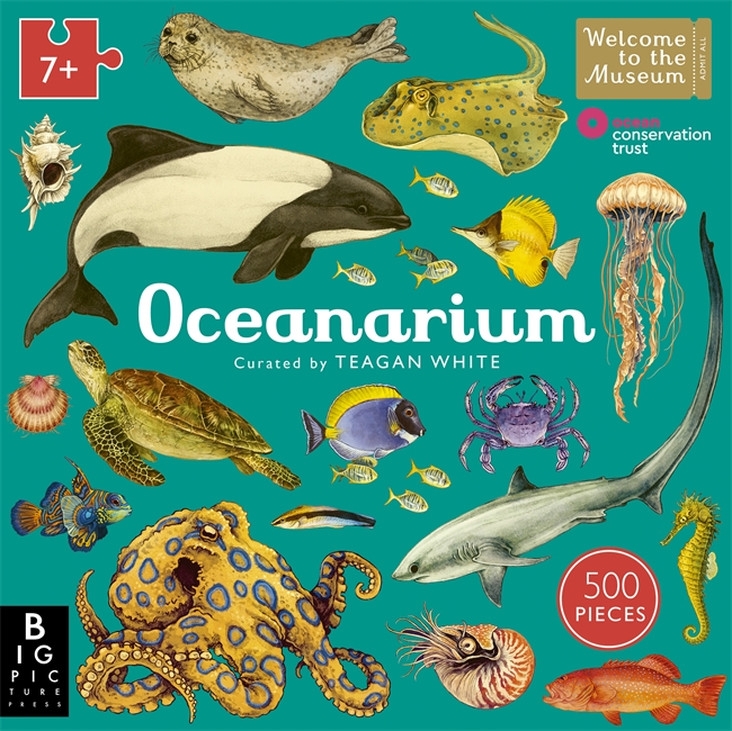Book cover image - Oceanarium 500-Piece Jigsaw Puzzle