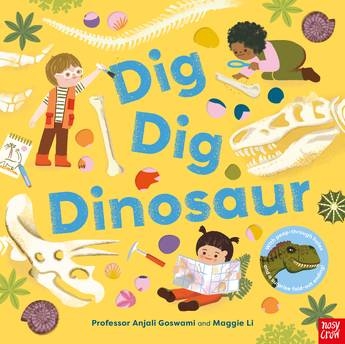 Book cover image - Dig, Dig Dinosaur