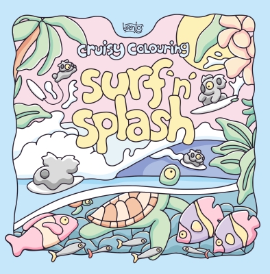 Book cover image - Cruisy Colouring: Surf ‘n’ Splash