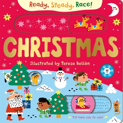 Book cover image - Ready, Steady, Race! Christmas