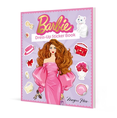 Book cover image - Barbie: Dress-Up Sticker Book